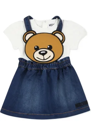 Moschino Teddy bear-appliqu?? skirt