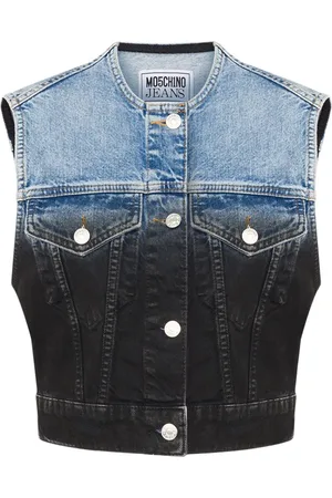 Moschino Gradient denim gilet