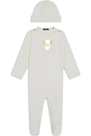 VERSACE Star-print baby suit set