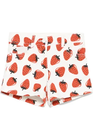 Stella McCartney Strawberry-print shorts
