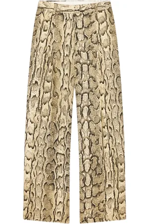DRIES VAN NOTEN Jacquarded palazzo pants