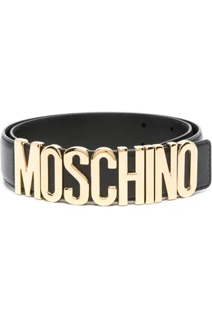 Moschino Logo-buckle belt