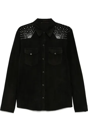 SALVATORE SANTORO Leather overshirt