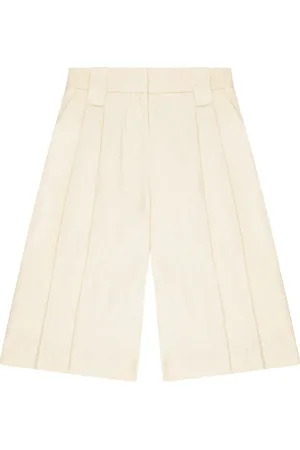 Ganni Pleat-detail shorts