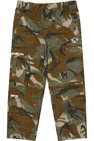 A Bathing Ape Camouflage-print trousers