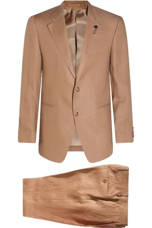 LARDINI Brooch-detail suit