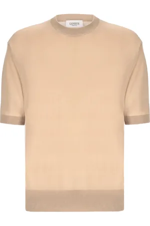 LANEUS Fine-knit T-shirt