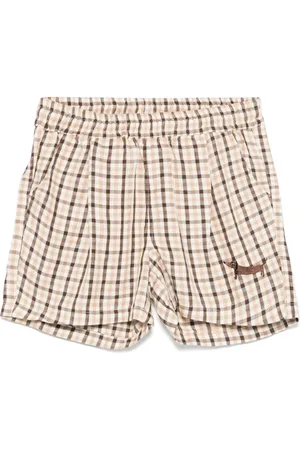 Mini Rodini Gingham-check shorts