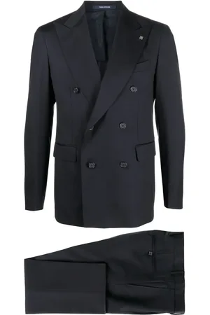 TAGLIATORE Double-breasted wool suit