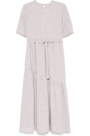 PESERICO SIGN Punto Luce-chain midi dress