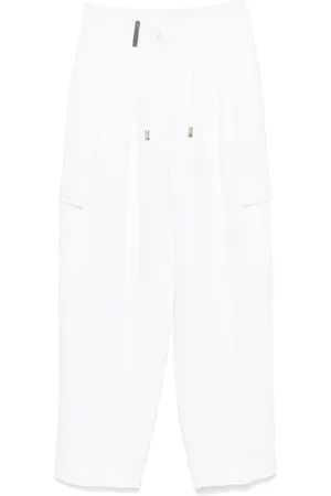 PESERICO SIGN Herringbone trousers