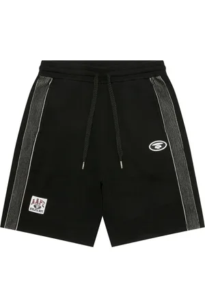 A Bathing Ape Side-stripe track shorts