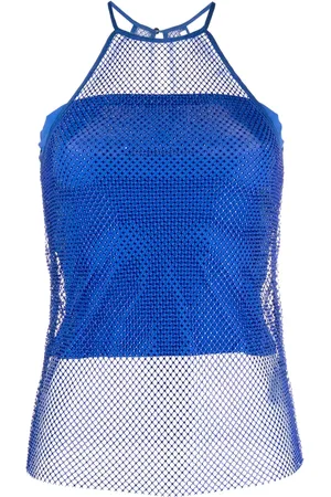 Patrizia Pepe Rhinestone-embellished sleeveless top