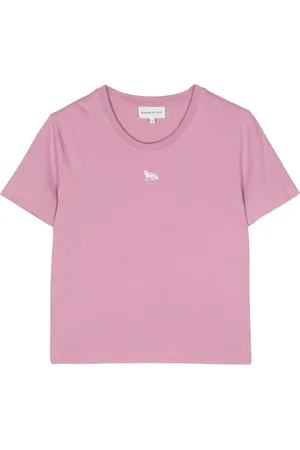 Maison Kitsuné Baby Fox-appliqu?? cotton T-shirt
