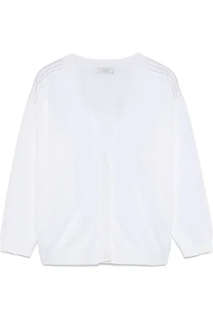PESERICO SIGN Cotton crepe cardigan