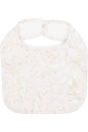 VERSACE Barroco-print bib