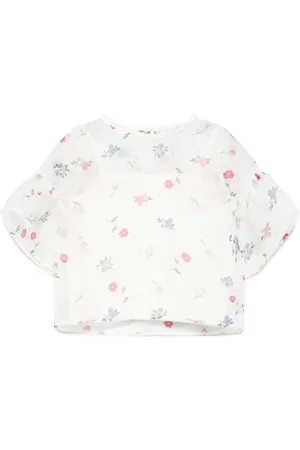 MONNALISA Floral-print blouse