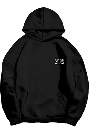 Purple Brand Oversized Bloom hoodie