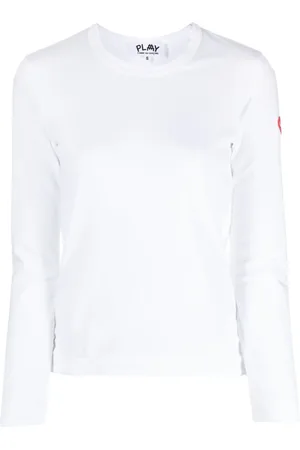 Comme des Garçons X the Artist Invader pixelated-appliqu?? T-shirt