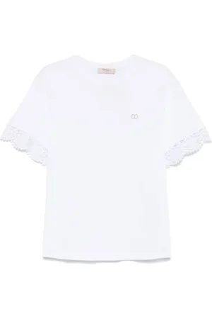 Twin-Set Lace-detail T-shirt
