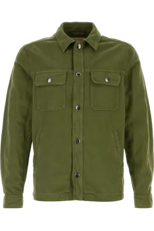 Woolrich Spread-collar denim jacket