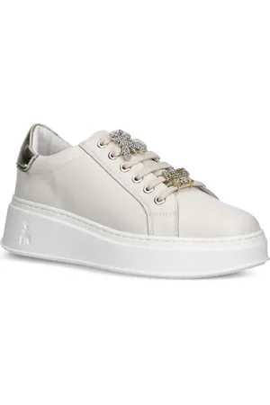 Patrizia Pepe Girl Logo-embellished sneakers