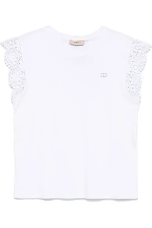 Twin-Set Lace-detail T-shirt