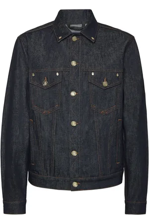 BILLIONAIRE Logo-patch denim jacket