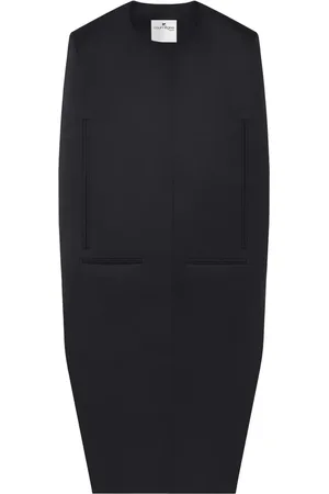 Courrèges Satin-finish coat