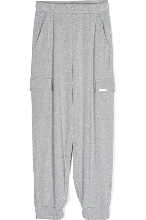 MONNALISA Lurex cargo trousers