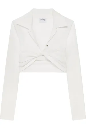 Courrèges Twist-detailing shirt