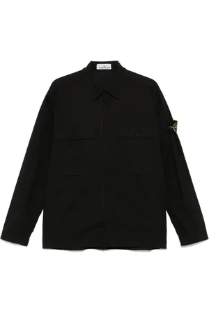 Stone Island Compass-badge shirt jacket