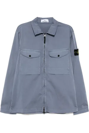 Stone Island Compass-badge shirt jacket