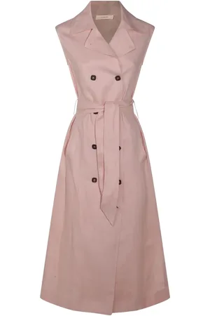 Glanshirt Linen midi dress