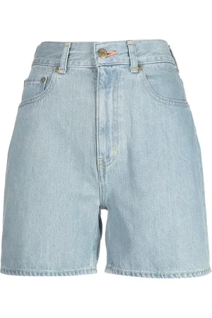 TU ES MON TRESOR The Coral high-rise denim shorts