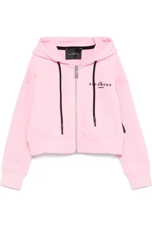 John Richmond Rubberised-logo hoodie