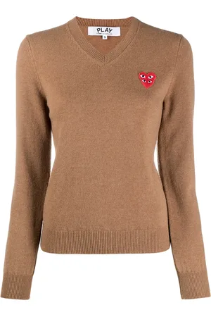 Comme des Garçons Embroidered logo jumper