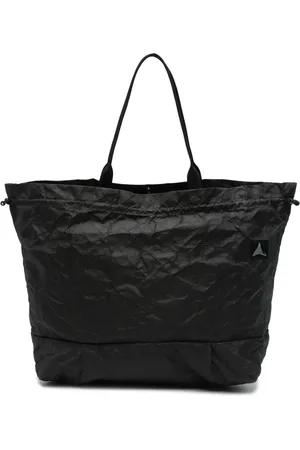 ROA Crinkled-finish tote bag