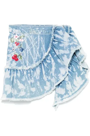 MONNALISA Ruffle-detailed mini skirt