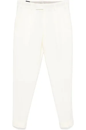 PT Torino Textured-finish trousers
