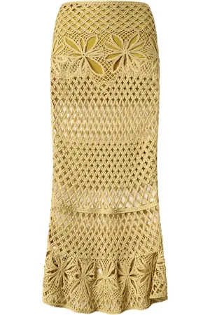 Pinko Crochet-knit skirt