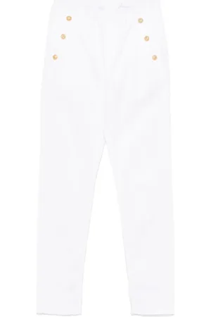 Balmain Logo-detail trousers