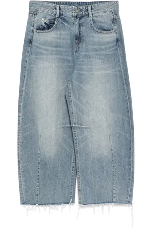 JNBY Tapered frayed edge jeans