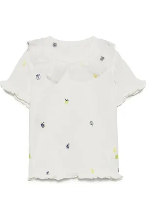 JNBY by JNBY Embroidery-embellished T-shirts