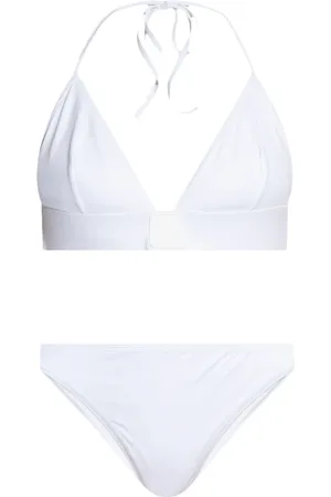 Balmain Logo patch bikini