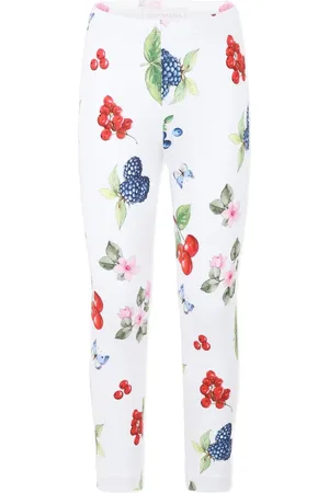 MONNALISA Fruit-print trousers