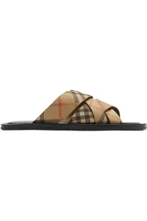 Burberry Checked slides