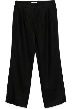 Sunflower Pleated linen trousers