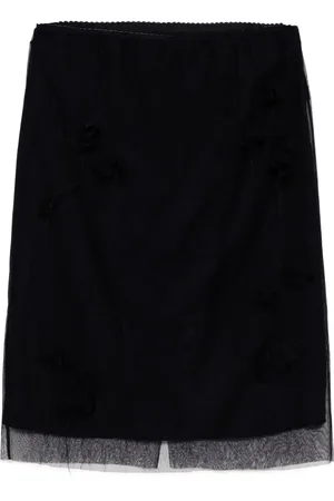 JNBY Gauze pencil-waist skirt