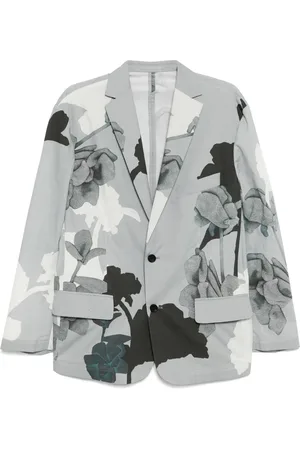 CROQUIS Flower-print blazer